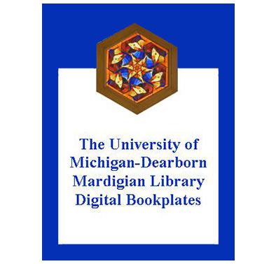 The digital bookplate for the Library