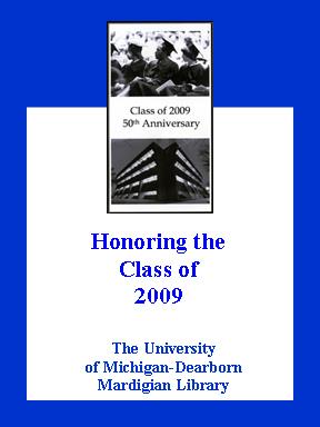 Digital bookplate for the Class of 2009