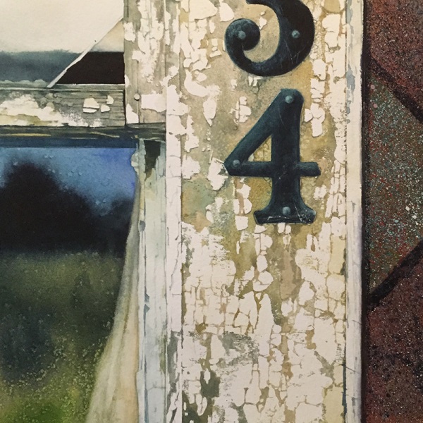 Old Number 34, by David Giordan, Watercolor