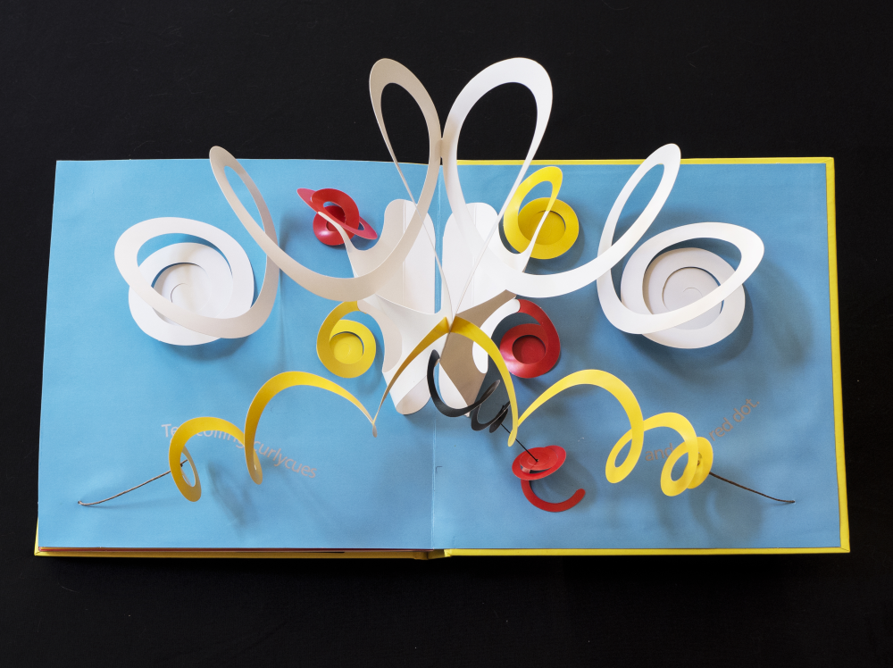 Page from popup book