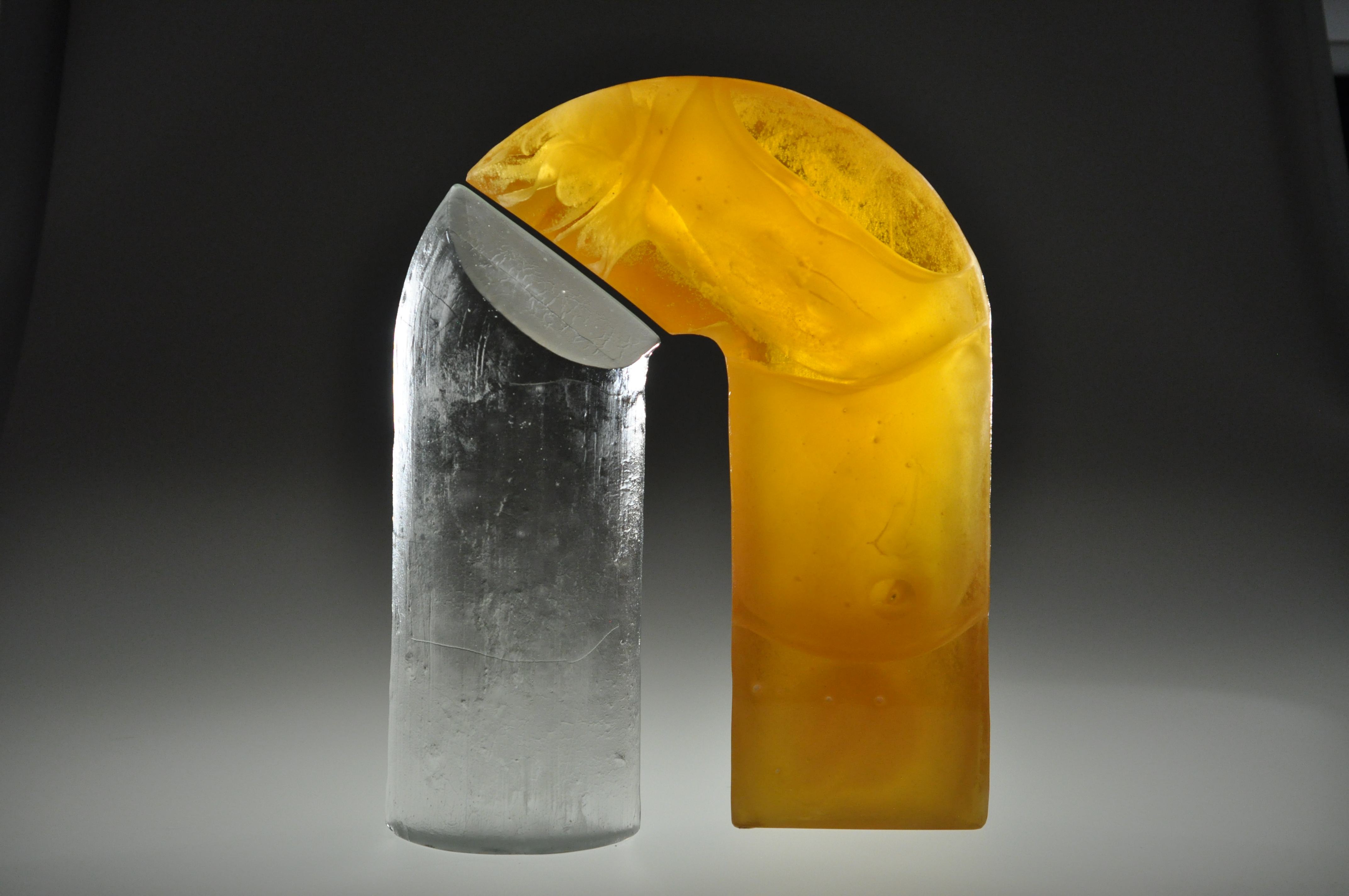 Picture of Sun Touch glass sculpture by JB Wood