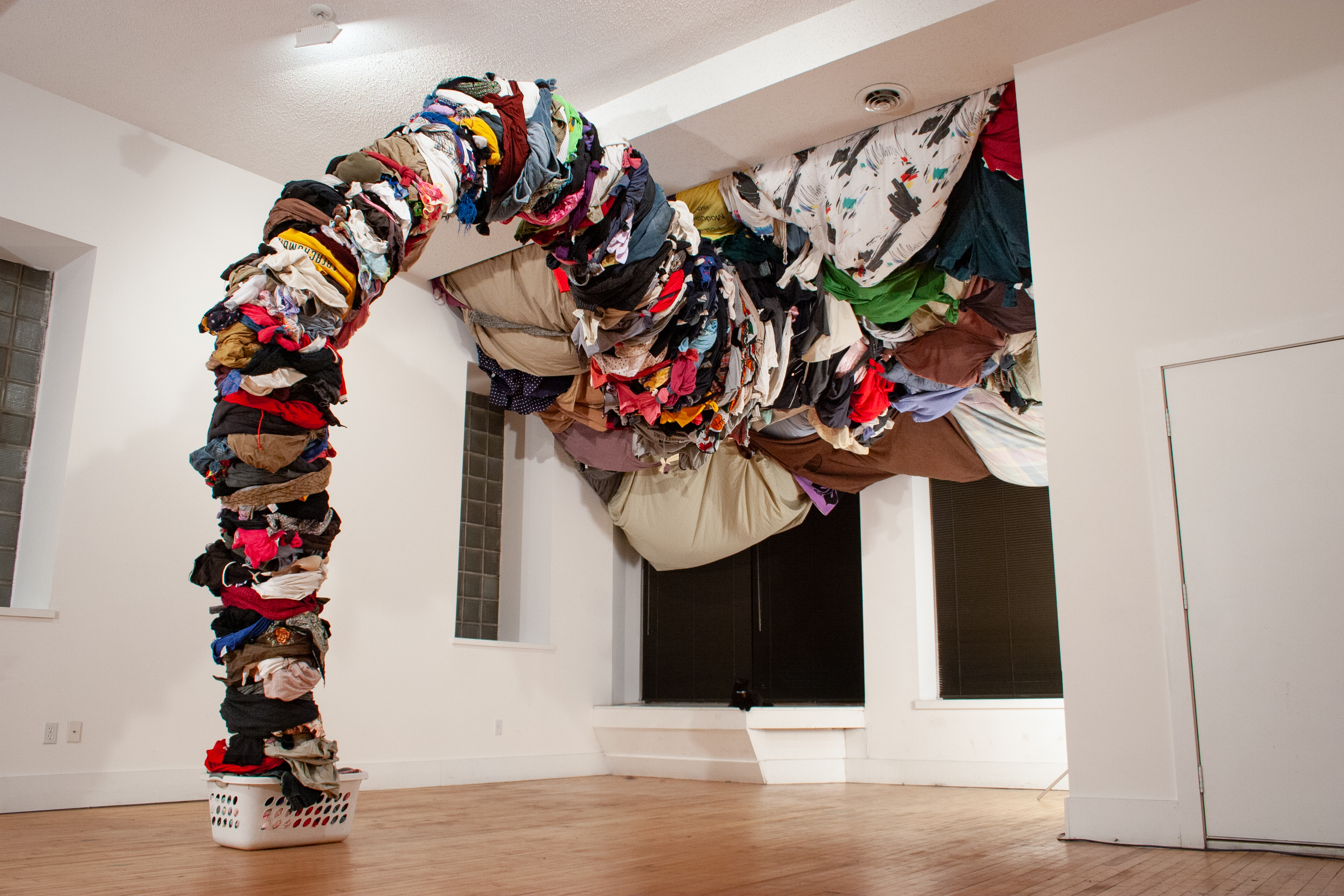 Installation Art - Clothes Pit Since You're Gone by Andy T.