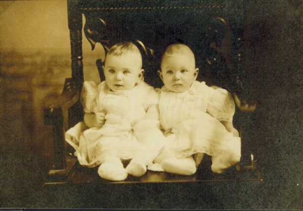 Al Berkowitz with his twin sister